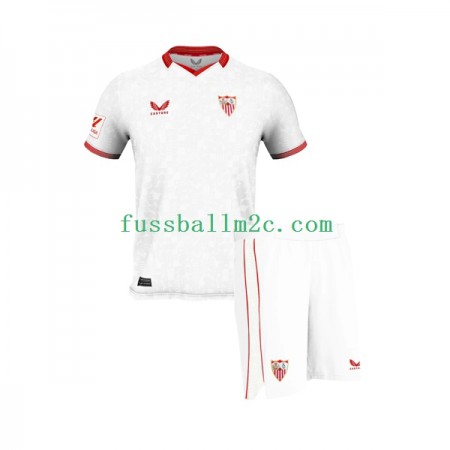 Fußballtrikots Sevilla FC Kinder Heim Trikotsatz 2023-2024